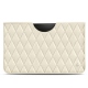 硬质真皮保护套 Samsung Galaxy Tab S8+ - Blanc - Couture ( Bologna - White ) 