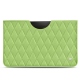 Samsung Galaxy Tab S8+ leather pouch - Vert olive - Couture ( Nappa - Pantone 578U ) 