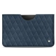 Samsung Galaxy Tab S8+ leather pouch - Jean vintage - Couture