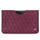 Samsung Galaxy Tab S8+ leather pouch - Prune vintage - Couture