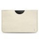 Samsung Galaxy Tab S8+ leather pouch - Blanc escumo