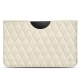 Capa em pele Samsung Galaxy Tab S8+ - Blanc escumo - Couture