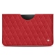 Samsung Galaxy Tab S8+ leather pouch - Rouge troupelenc - Couture