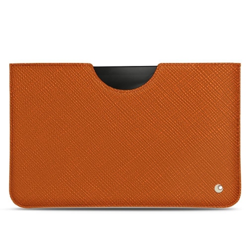Pochette en cuir pour Samsung Galaxy Tab S8+Orange vibrant ( Pantone #e36b39 ) 