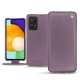 Housse cuir Samsung Galaxy A52 - Lilas ( Nappa - Pantone 2645U ) 