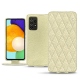 Capa em pele Samsung Galaxy A52 - Ivoire - Couture ( Sleek P C12 - White ) 