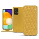 Lederschutzhülle Samsung Galaxy A52 - Mimosa - Couture ( Pantone 141C ) 