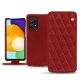 Custodia in pelle Samsung Galaxy A52 - Tomate - Couture ( Pantone 187C ) 