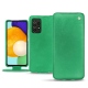 硬质真皮保护套 Samsung Galaxy A52 - Menthe vintage ( Pantone 562C ) 