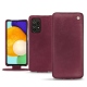 Custodia in pelle Samsung Galaxy A52 - Prune vintage ( Pantone 512C ) 