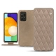 Samsung Galaxy A52 leather case - Taupe vintage - Couture