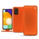 Custodia in pelle Samsung Galaxy A52 - Orange fluo