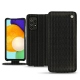 Capa em pele Samsung Galaxy A52 - Abaca nero