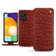 Housse cuir Samsung Galaxy A52 - Autruche ciliegia