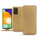 Custodia in pelle Samsung Galaxy A52 - Serpent sabbia