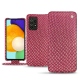 Capa em pele Samsung Galaxy A52 - Serpent ciclamino