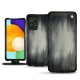 Funda de piel Samsung Galaxy A52 - Gris Patine