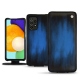 Funda de piel Samsung Galaxy A52 - Bleu Patine