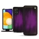 Funda de piel Samsung Galaxy A52 - Violet Patine