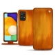 Capa em pele Samsung Galaxy A52 - Orange Patine
