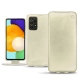 Lederschutzhülle Samsung Galaxy A52 - Blanc escumo