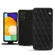 Custodia in pelle Samsung Galaxy A52 - Negre poudro - Couture