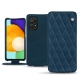 Capa em pele Samsung Galaxy A52 - Blu mediterran - Couture
