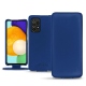 Samsung Galaxy A52 leather case - Bleu Océan PU