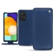 Capa em pele Samsung Galaxy A52 - Bleu frisson