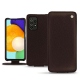 Capa em pele Samsung Galaxy A52 - Marron envoûtant
