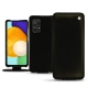 Housse cuir Samsung Galaxy A52 - Noir Veggie