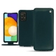 Samsung Galaxy A52 leather case - Bleu Veggie