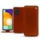 Housse cuir Samsung Galaxy A52 - Orange Veggie