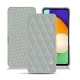 Capa em pele Samsung Galaxy A52 - Gris - Couture ( Nappa - Pantone W428C ) 