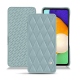 硬质真皮保护套 Samsung Galaxy A52 - Bleu ciel - Couture ( Nappa - Pantone 277C ) 