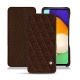 硬质真皮保护套 Samsung Galaxy A52 - Châtaigne - Couture ( Pantone 476C ) 