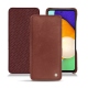 Samsung Galaxy A52 leather case - Passion vintage ( Glutton - Red ) 