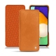 Housse cuir Samsung Galaxy A52 - Mandarine vintage ( Pantone 165C ) 