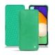 Samsung Galaxy A52 leather case - Menthe vintage ( Pantone 562C ) 