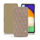 Housse cuir Samsung Galaxy A52 - Taupe vintage - Couture