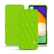 Housse cuir Samsung Galaxy A52 - Vert fluo - Couture