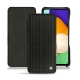 Custodia in pelle Samsung Galaxy A52 - Abaca nero