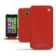 Nokia Lumia 630 - 635 leather case - Rouge ( Nappa - Pantone 199C ) 