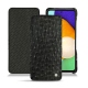 Capa em pele Samsung Galaxy A52 - Autruche nero