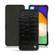 Capa em pele Samsung Galaxy A52 - Crocodile nero