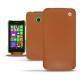Capa em pele Nokia Lumia 630 - 635 - Marron ( Nappa - Pantone 1615C ) 