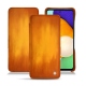 Samsung Galaxy A52 leather case - Orange Patine