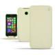 Lederschutzhülle Nokia Lumia 630 - 635 - Beige ( Nappa - Pantone 7502C ) 