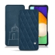 Lederschutzhülle Samsung Galaxy A52 - Blu mediterran - Couture
