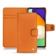 Housse cuir Samsung Galaxy A52 - Orange ( Nappa - Pantone 1495U ) 